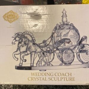 Shannon Crystal wedding coach Crystal sculpture